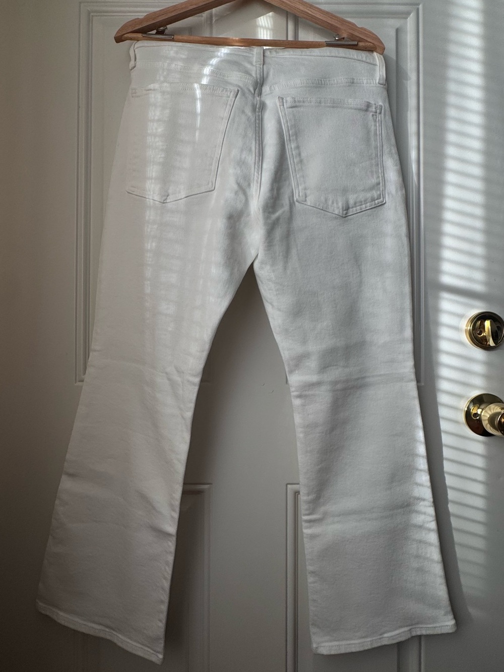 Madewell The Flare Crop Jean in Super Stretch Denim, size 31 , NWT - Picture 10 of 11